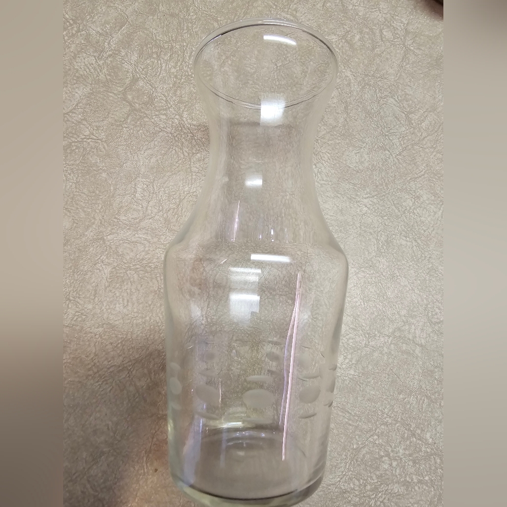 Clear Glass Carafe